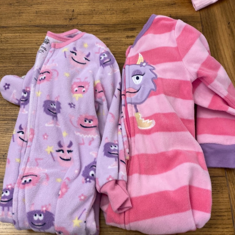 Toddler matching monster pj set size 2T